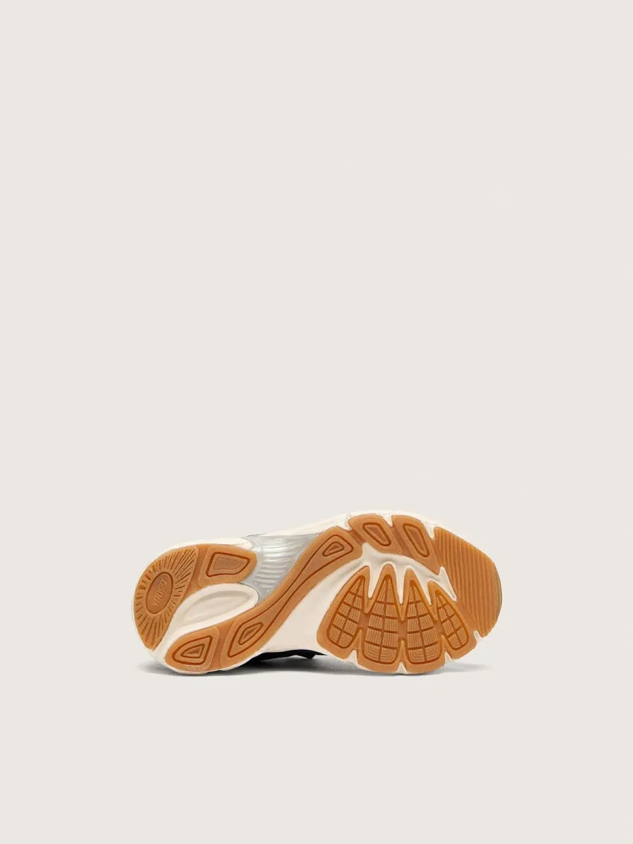 Lightstar Junior in pelle e mesh blu e stella in pelle grigia
