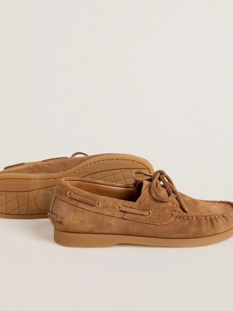 Mocassino Cruise Junior in suede color marrone chiaro