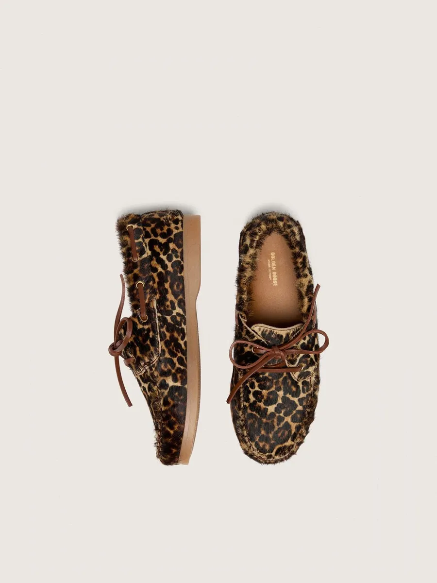 Mocassino Cruise Junior in cavallino leopardato