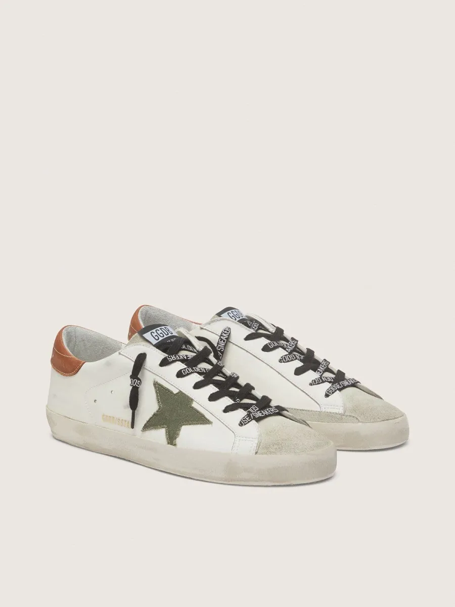 Super-Star Uomo con stella in canvas verde oliva