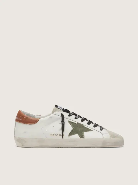 Super-Star Uomo con stella in canvas verde oliva