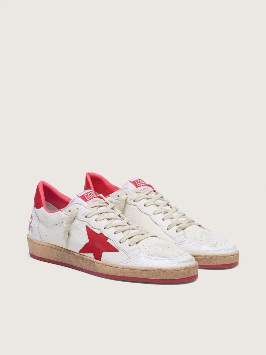 Ball Star Uomo bianche in pelle
