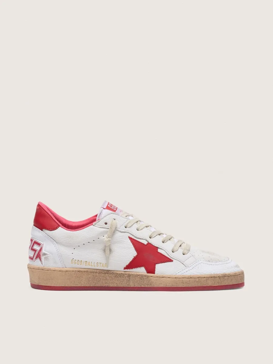 Ball Star Uomo bianche in pelle