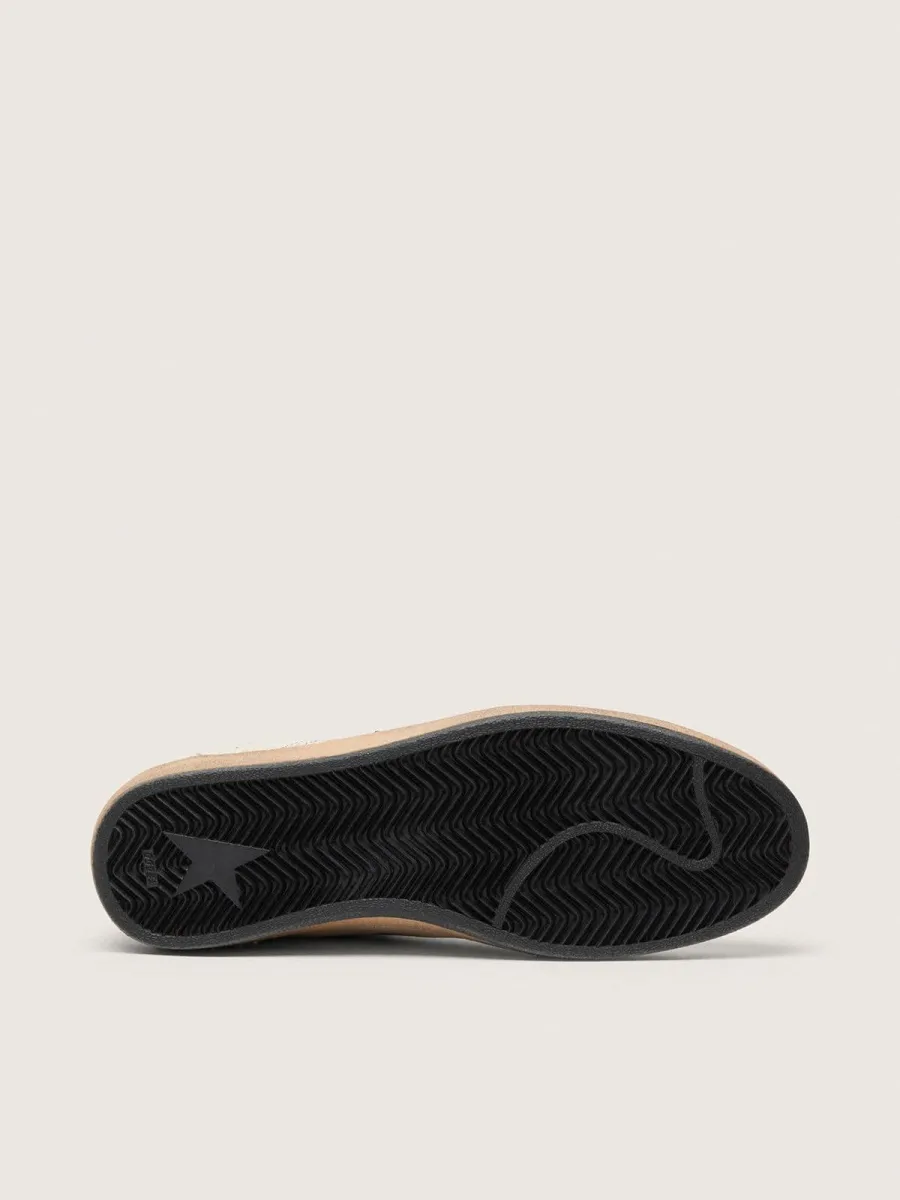 Ball Star Uomo con stella in pelle nera e talloncino in pelle verde