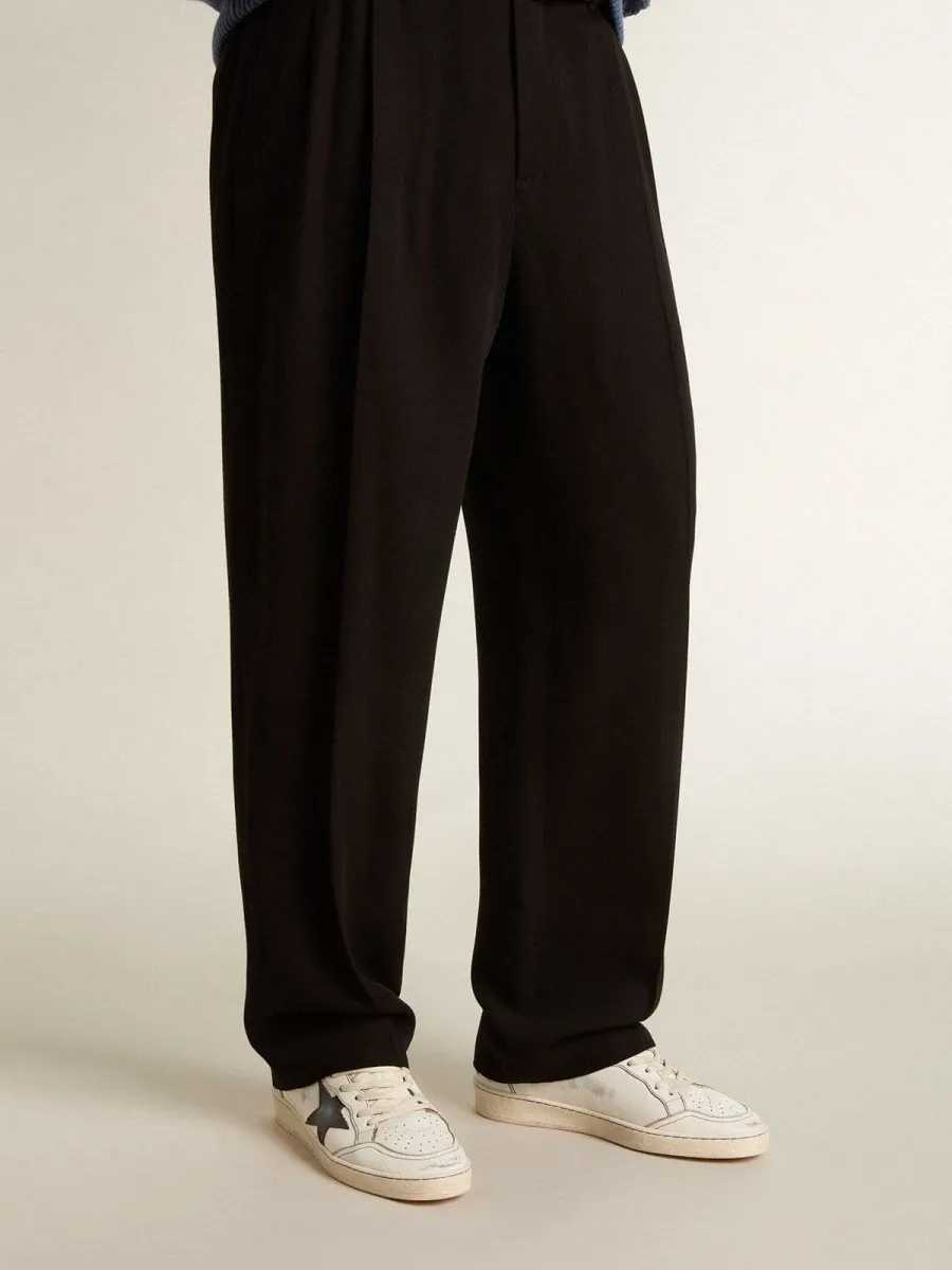 Ball Star stella nera e talloncino in suede blu