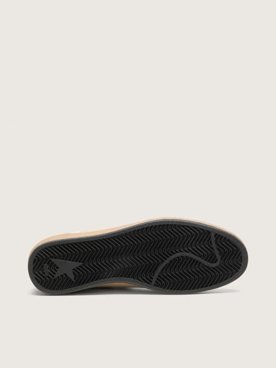 Ball Star LTD uomo in pelle bianca con stella in pelle azzurra