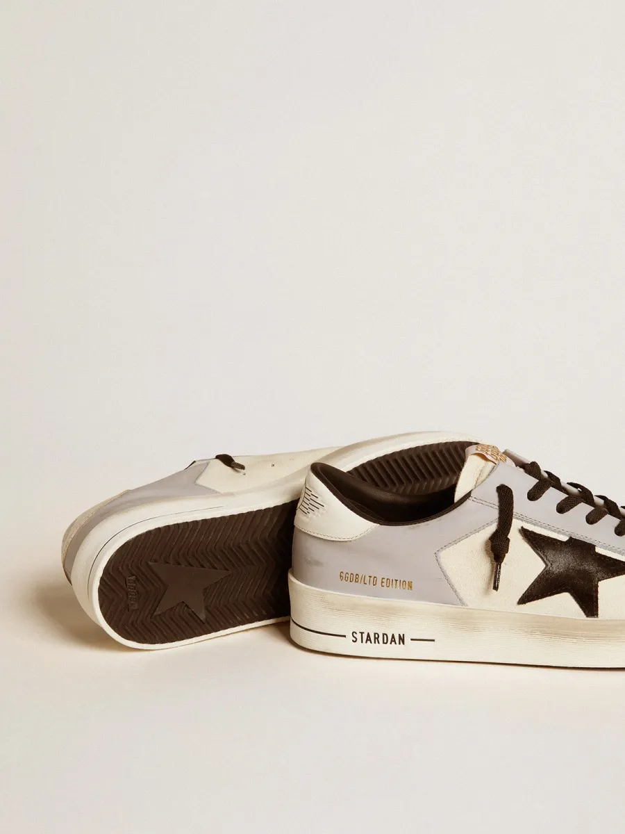 Stardan LTD Uomo in nappa e pelle con stella in suede e talloncino in pelle