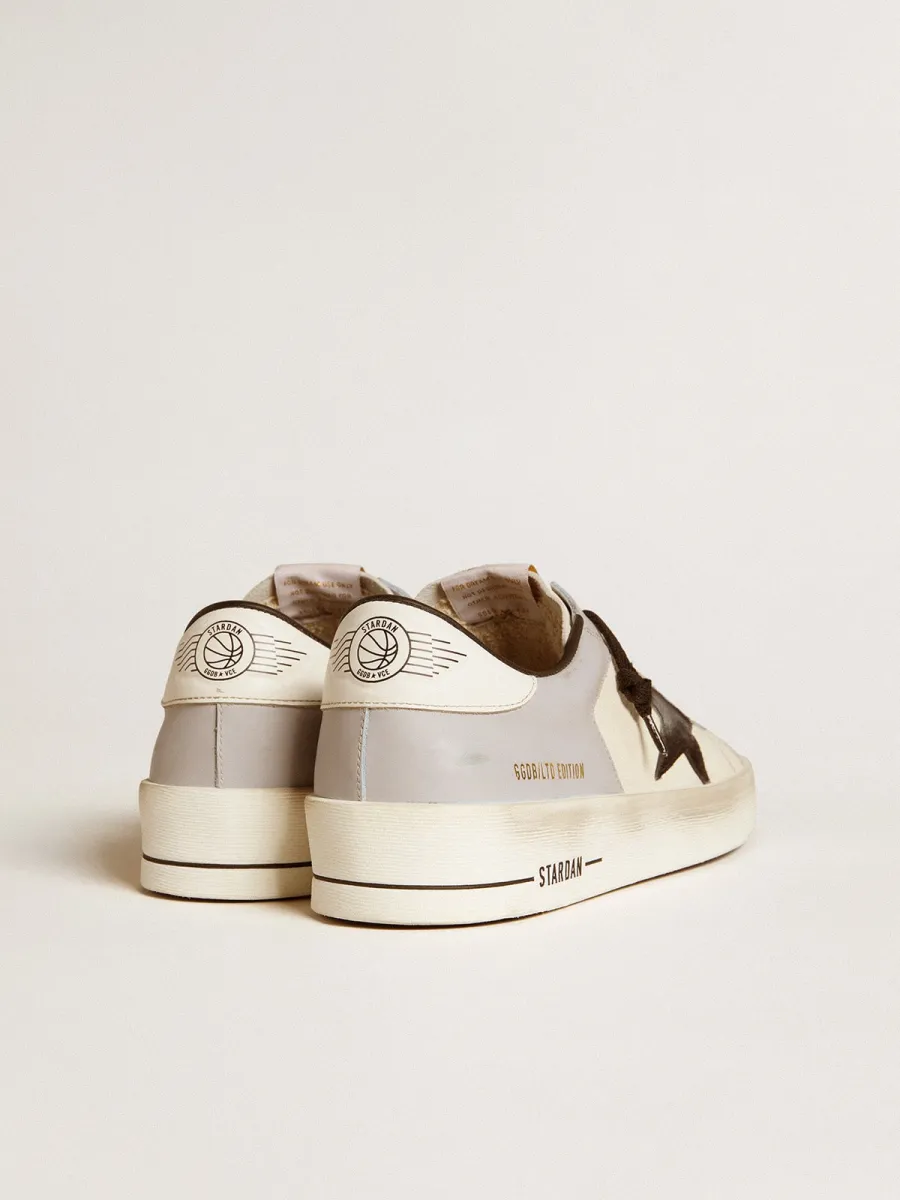 Stardan LTD Uomo in nappa e pelle con stella in suede e talloncino in pelle