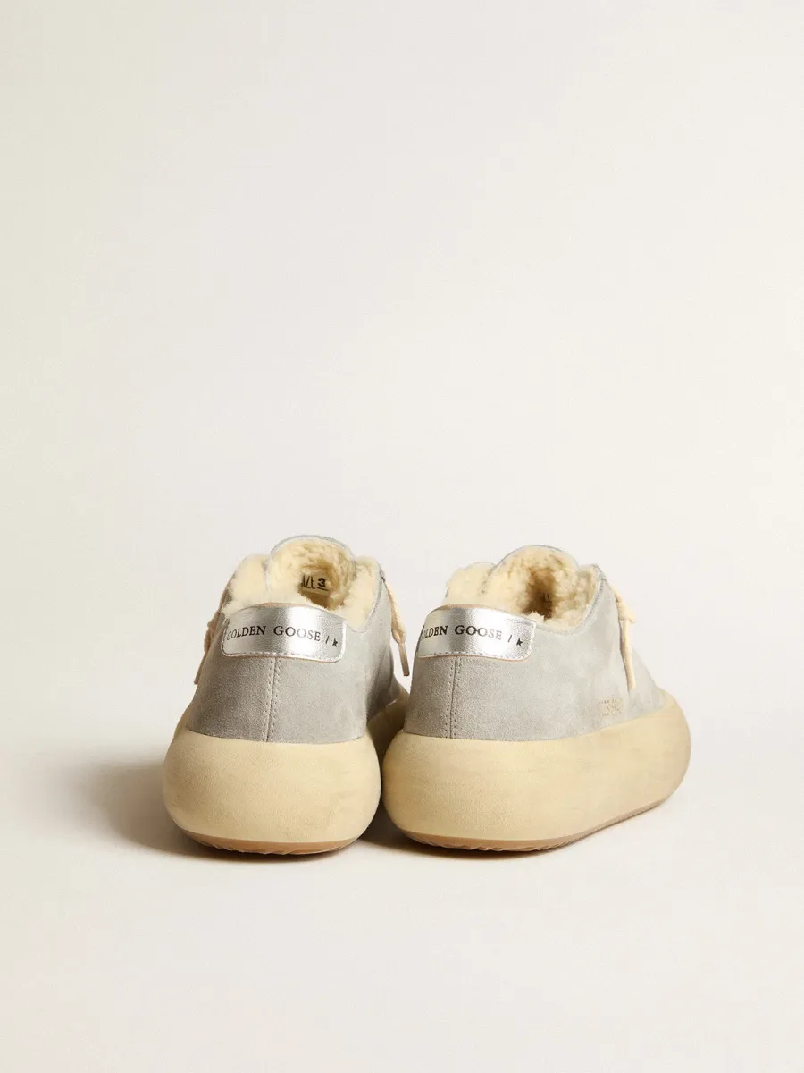 Scarpe Space-Star Uomo in suede ghiaccio con fodera in shearling