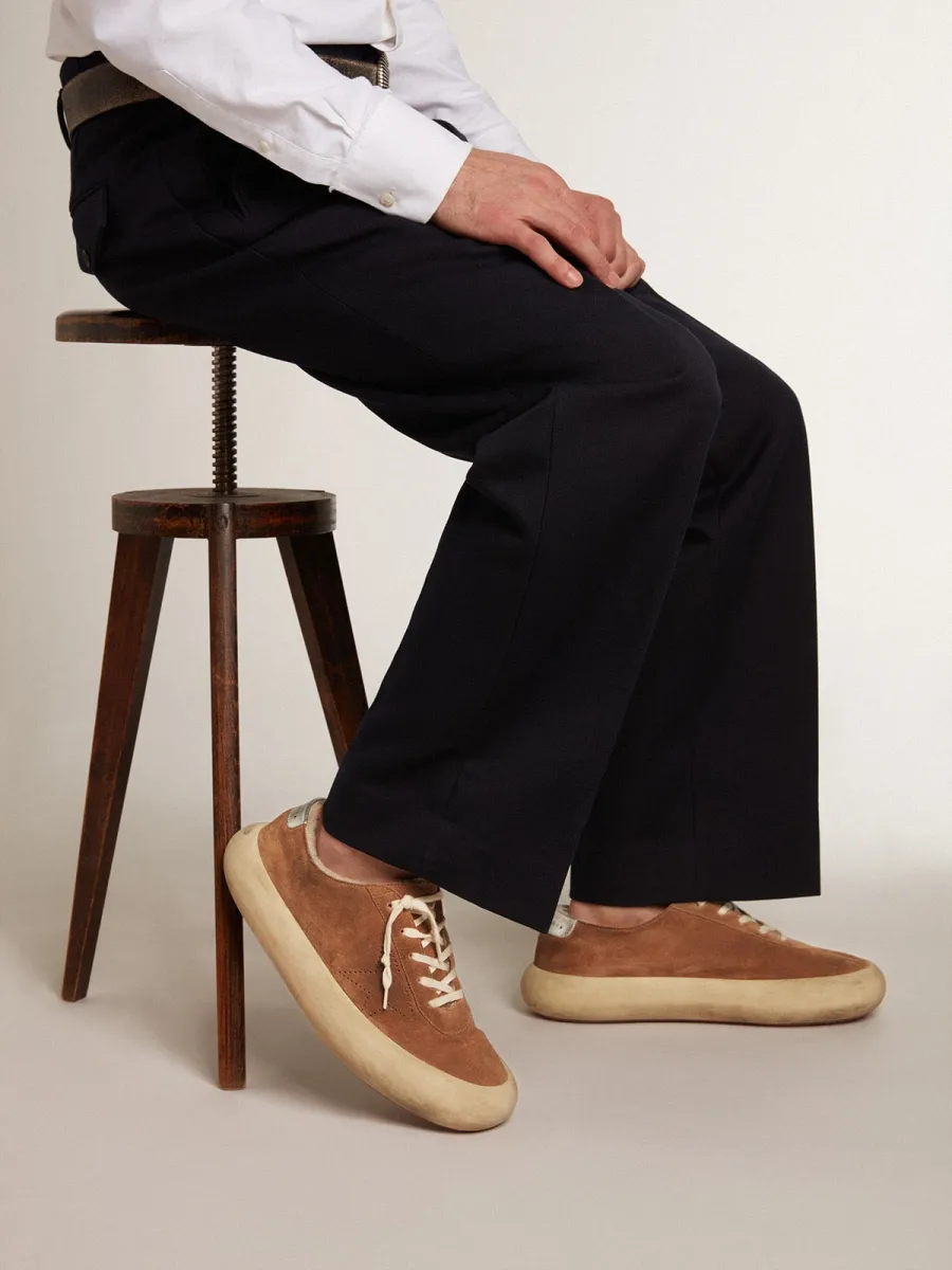 Scarpe Space-Star Uomo in suede color tabacco