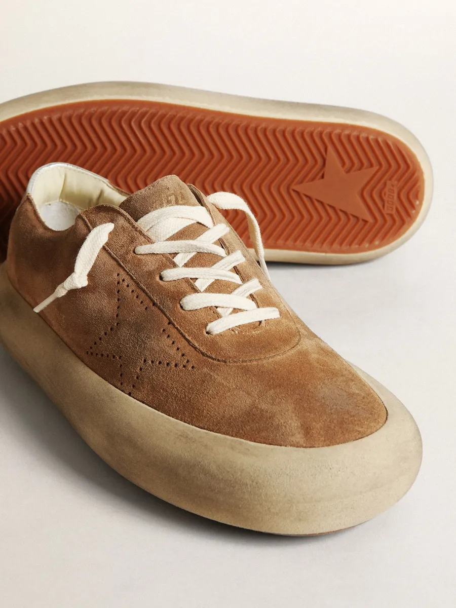 Scarpe Space-Star Uomo in suede color tabacco
