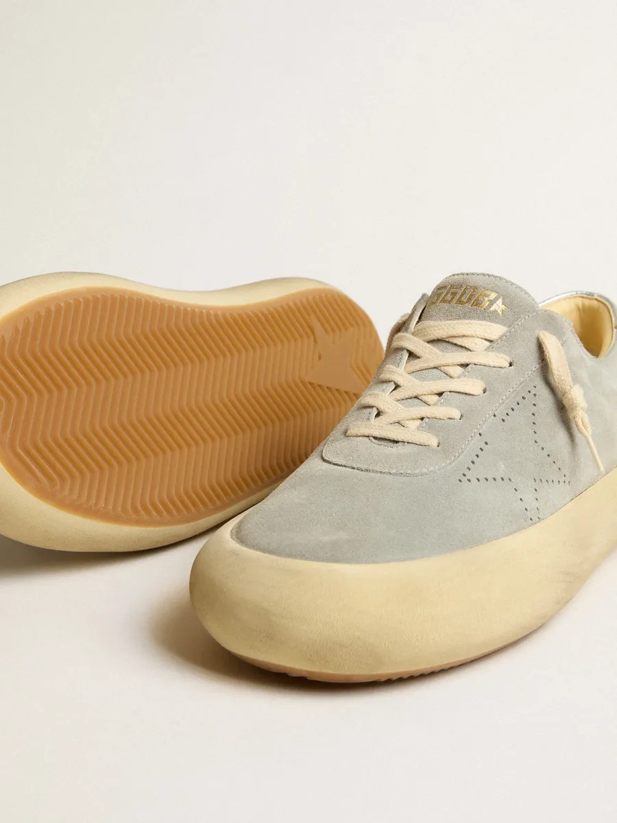 Scarpe Space-Star Uomo in suede ghiaccio con stella traforata
