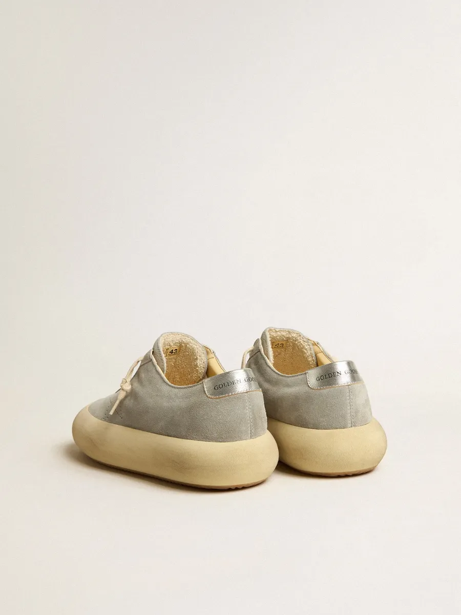 Scarpe Space-Star Uomo in suede ghiaccio con stella traforata