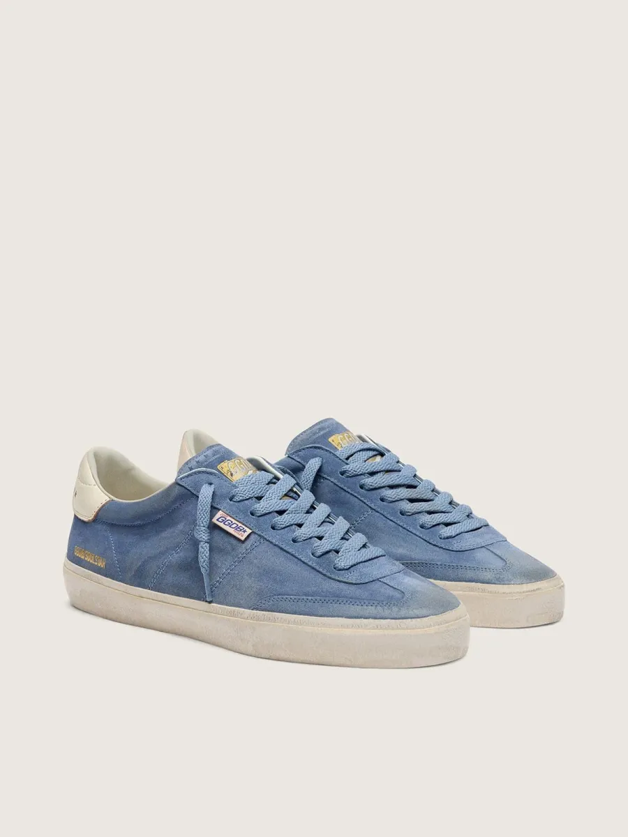 Soul Star uomo in suede blu denim