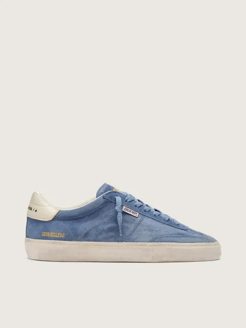 Soul Star uomo in suede blu denim