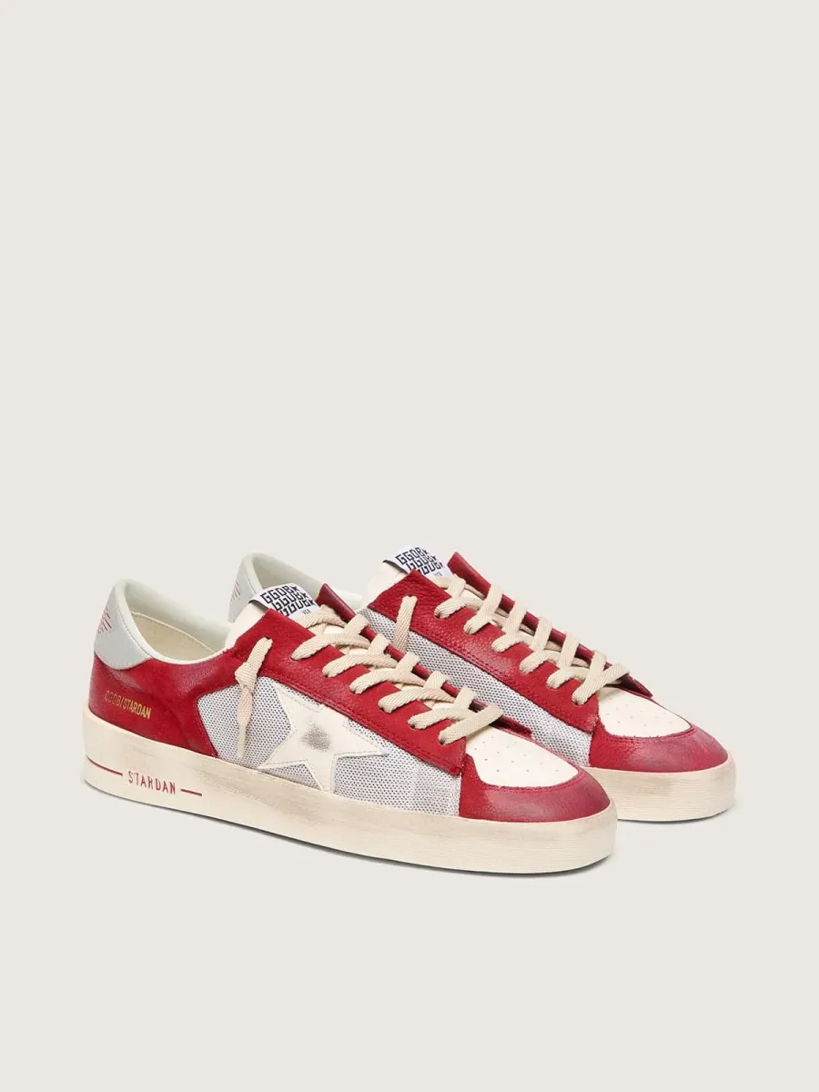 Stardan  Uomo in rete e nabuk con stella in nappa e talloncino in pelle