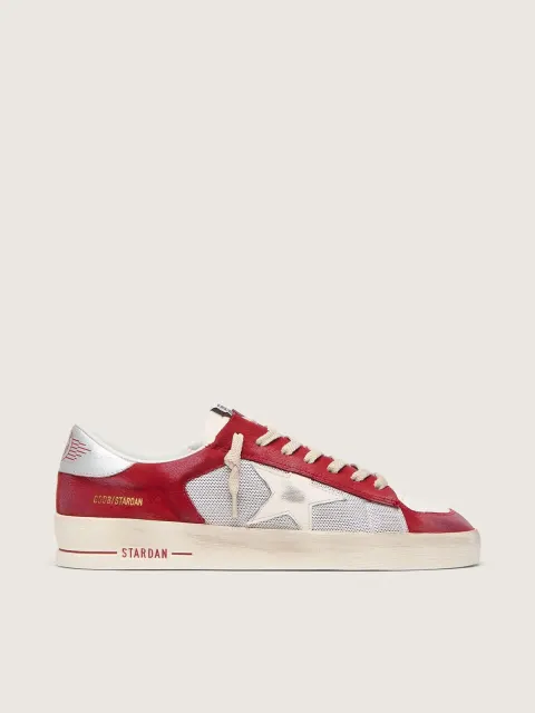 Stardan  Uomo in rete e nabuk con stella in nappa e talloncino in pelle