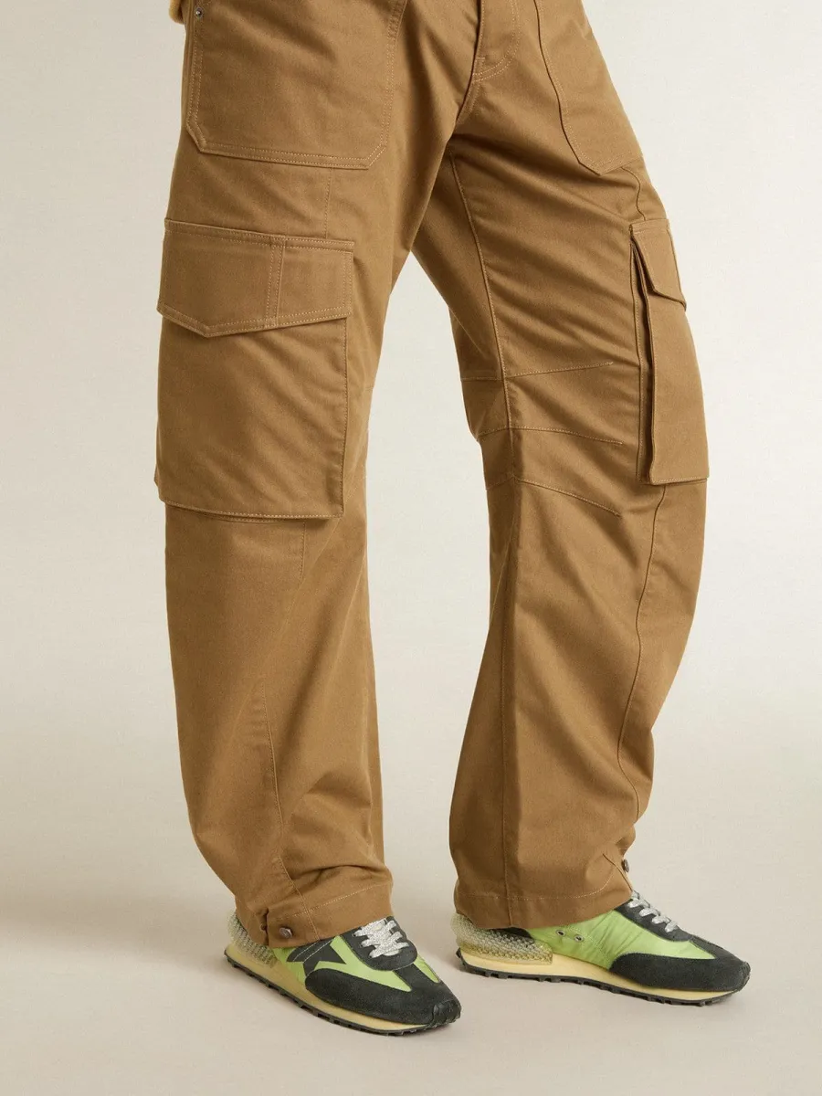 Marathon Uomo con tomaia in nylon verde e stella nera