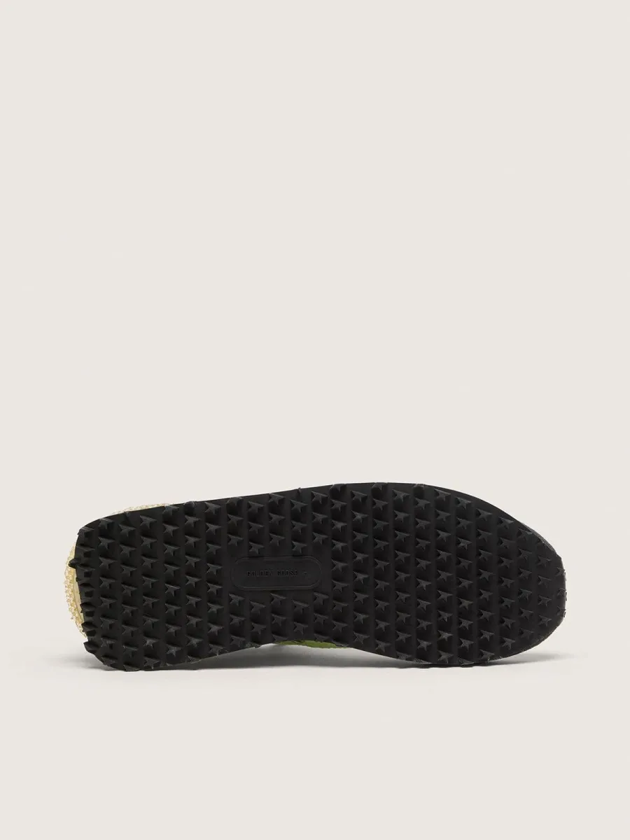 Marathon Uomo con tomaia in nylon verde e stella nera