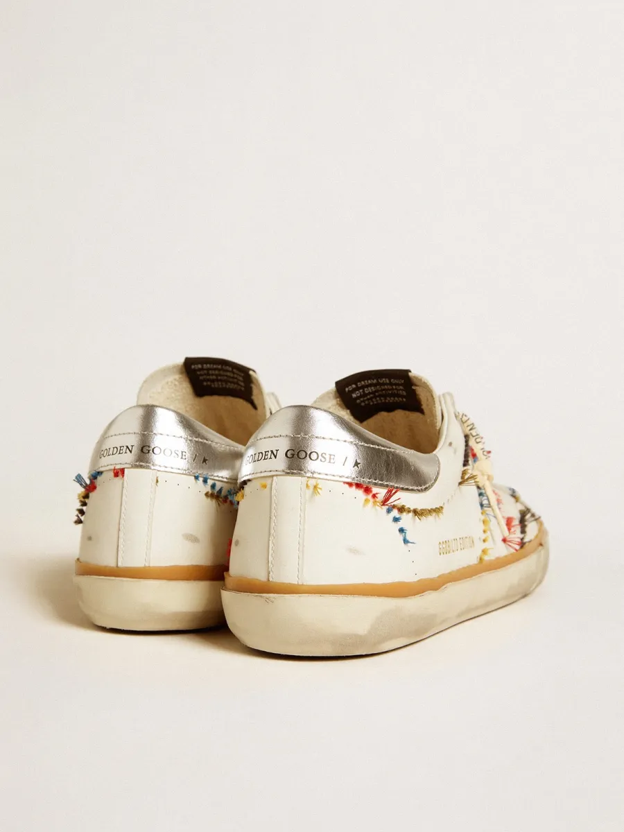 Super-Star Uomo LTD con stella traforata e talloncino in pelle laminata