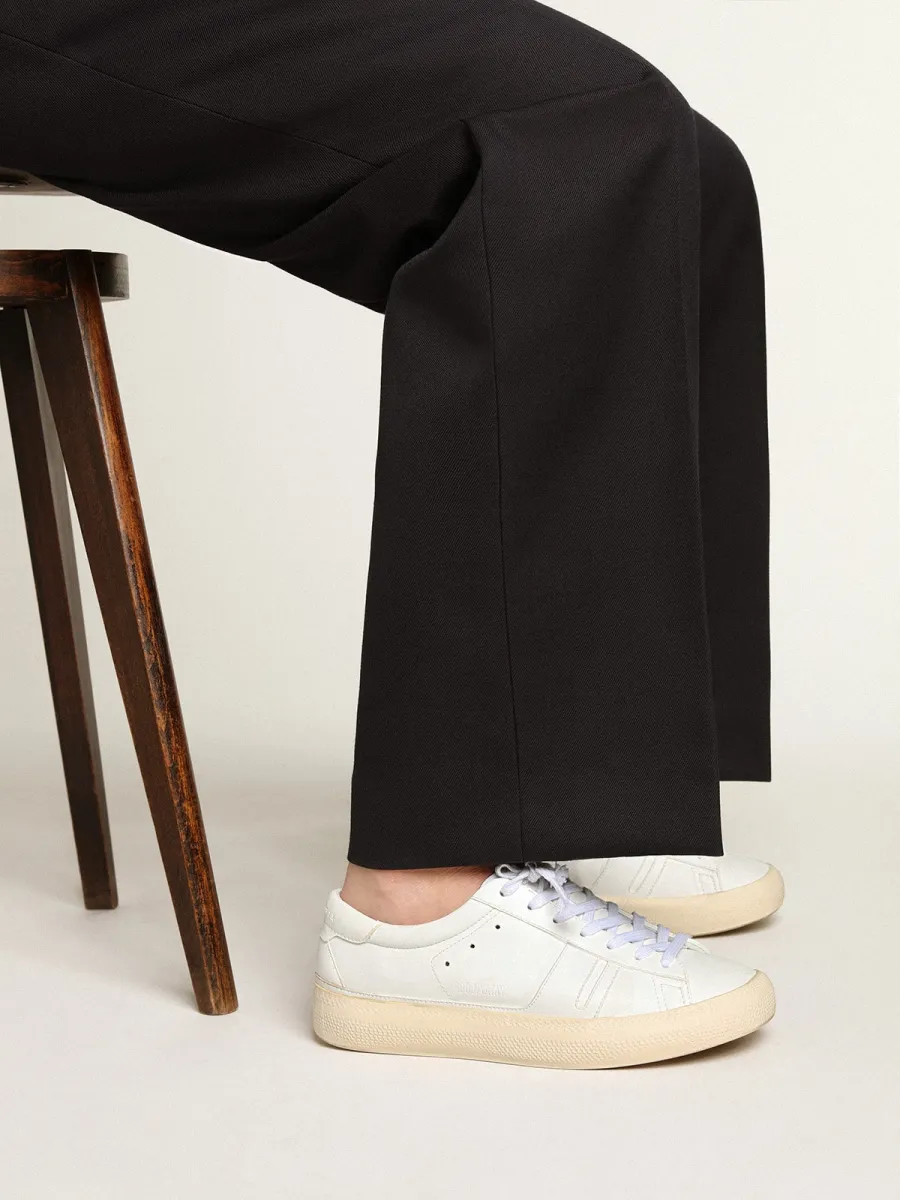Sneaker Yatay Model 1B sostenibile con tomaia bio-based bianca e Y bianca