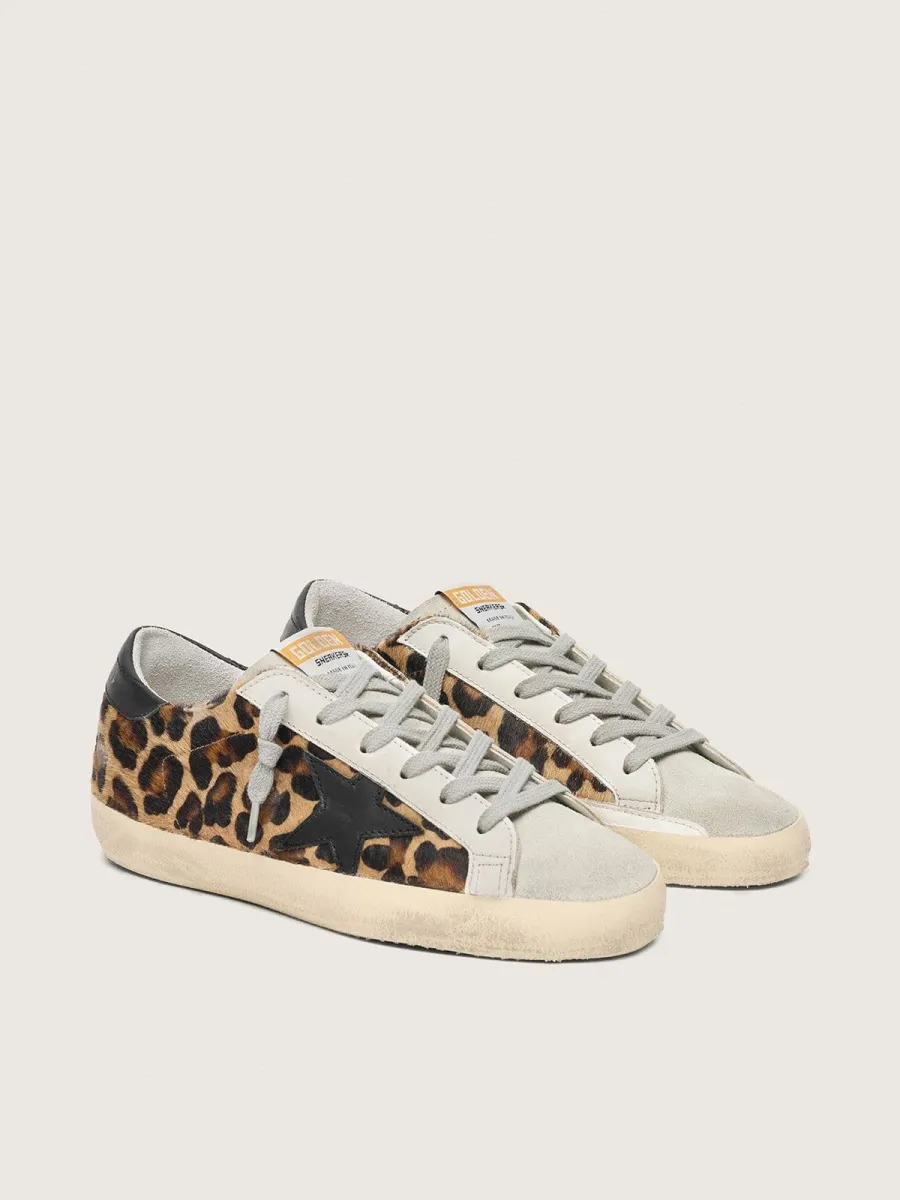 Super-Star Donna in pelle stampa leo