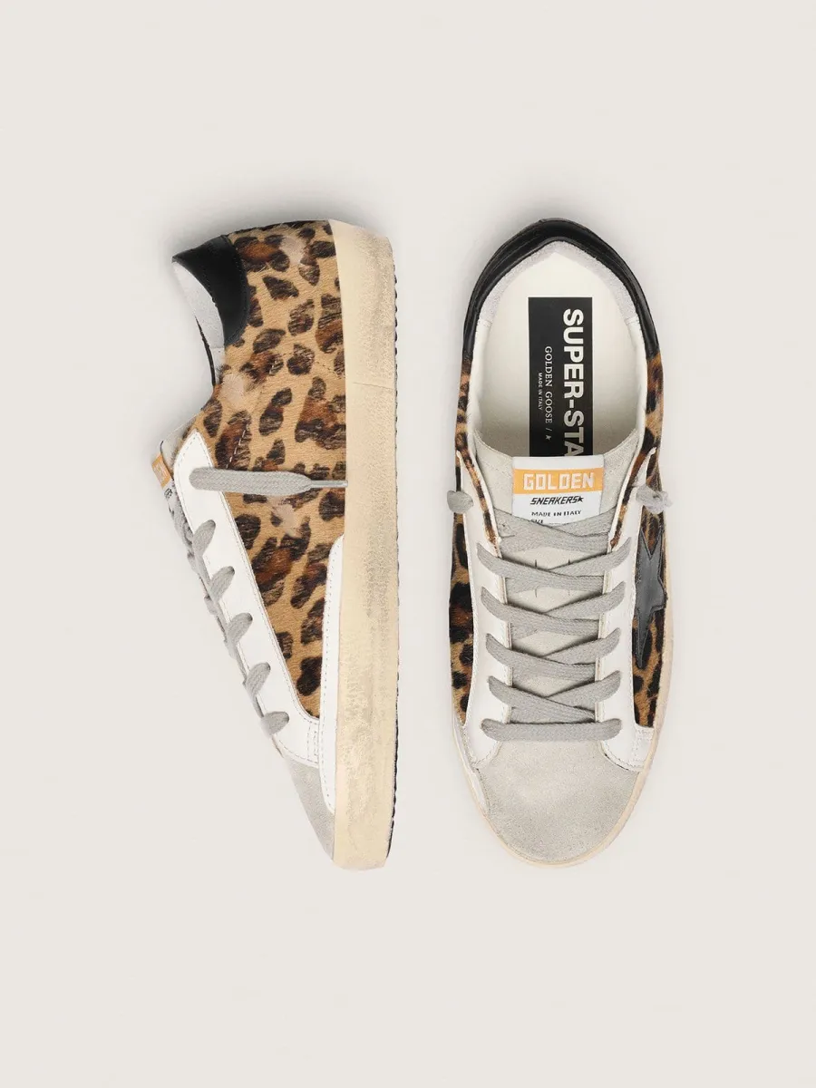 Super-Star Donna in pelle stampa leo