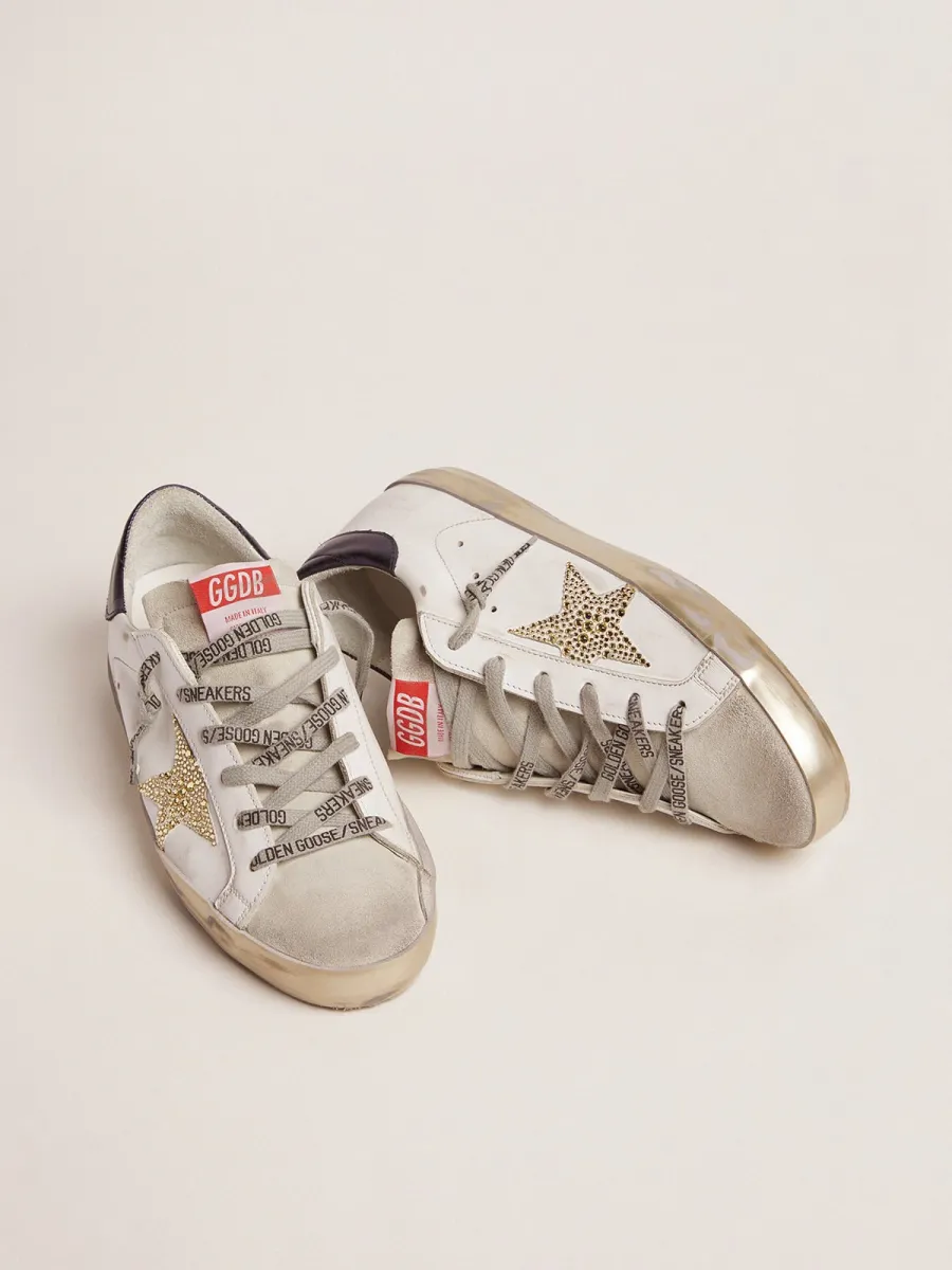 Super-Star Donna  con talloncino blu e stella in cristalli Swarovski