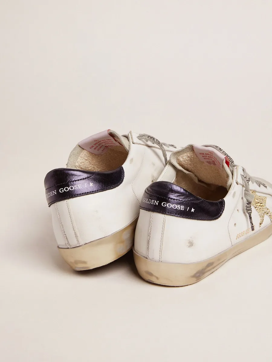 Super-Star Donna  con talloncino blu e stella in cristalli Swarovski