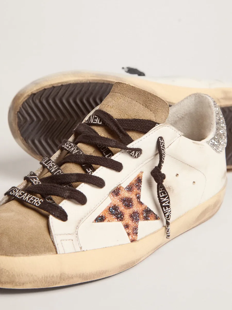 Super-Star Donna  con stella in cristalli Swarovski e stampa leo