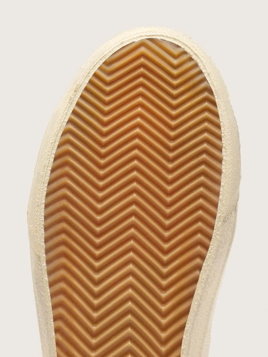 Slide  beige con stella e virgola in pelle laminata rosa