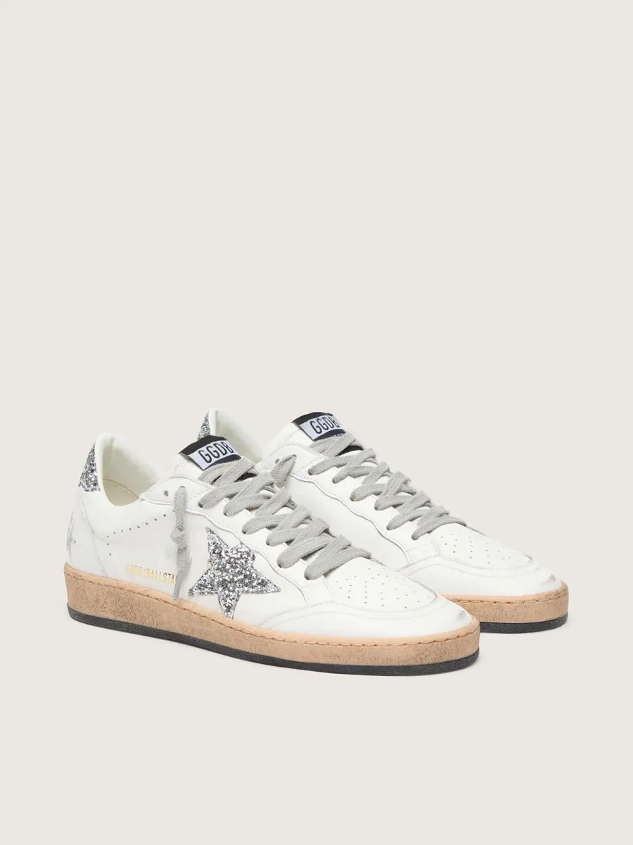 Ball Star Wishes Donna in nappa con stella e talloncino glitter