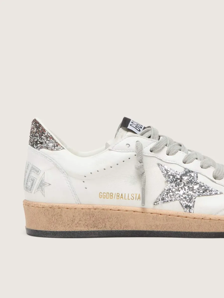 Ball Star Wishes Donna in nappa con stella e talloncino glitter