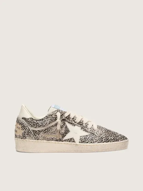 Ball Star LTD donna in cavallino leo con stella in pelle color crema