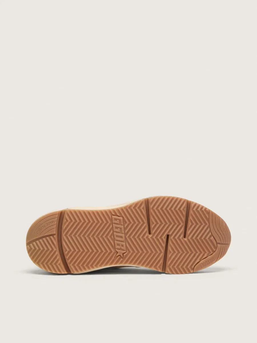 Running Sole Donna in rete e nappa bianca