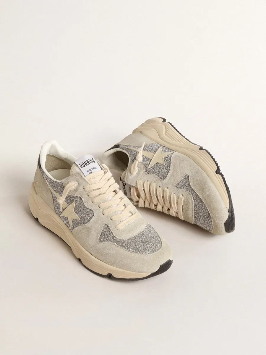 Running Sole Donna impreziosita da cristalli Swarovski e stella avorio