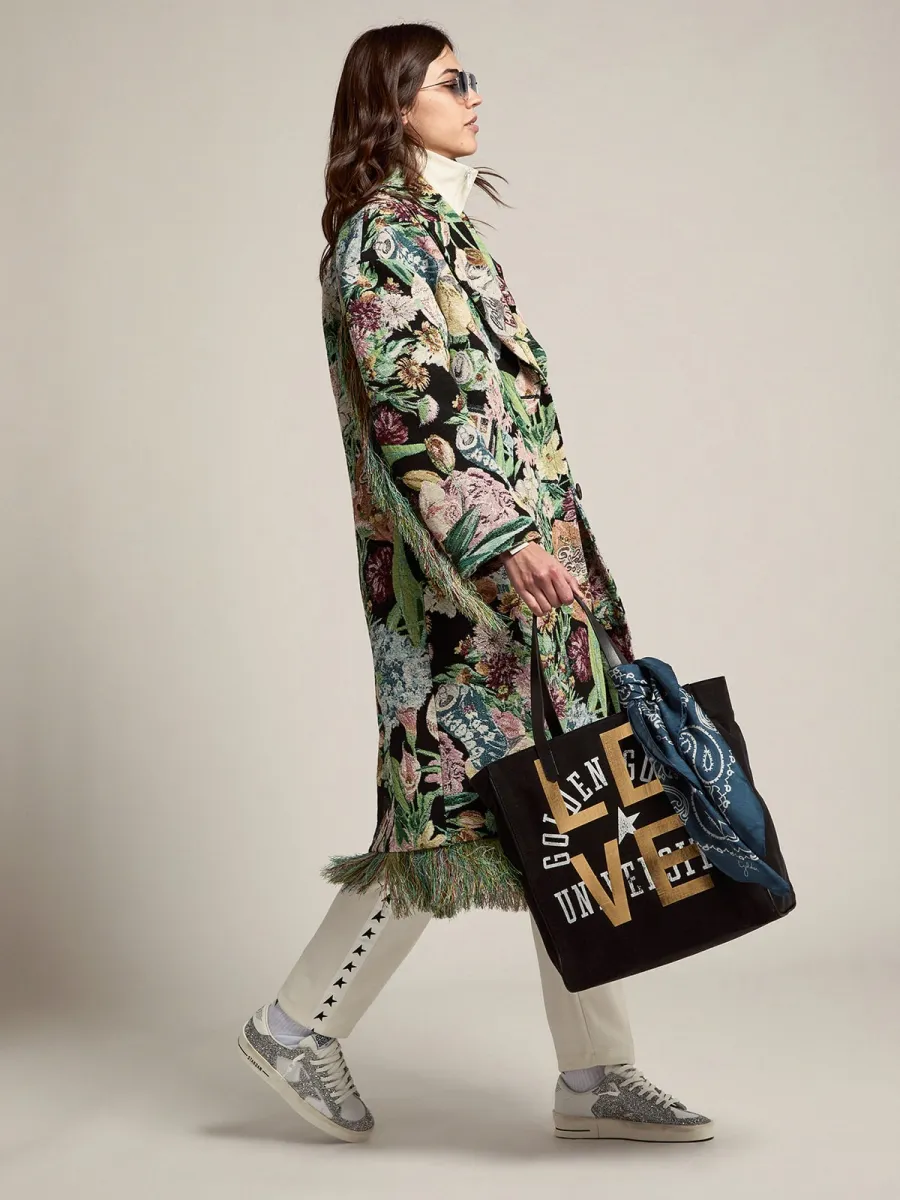 Stardan Donna in pelle bianca e glitter