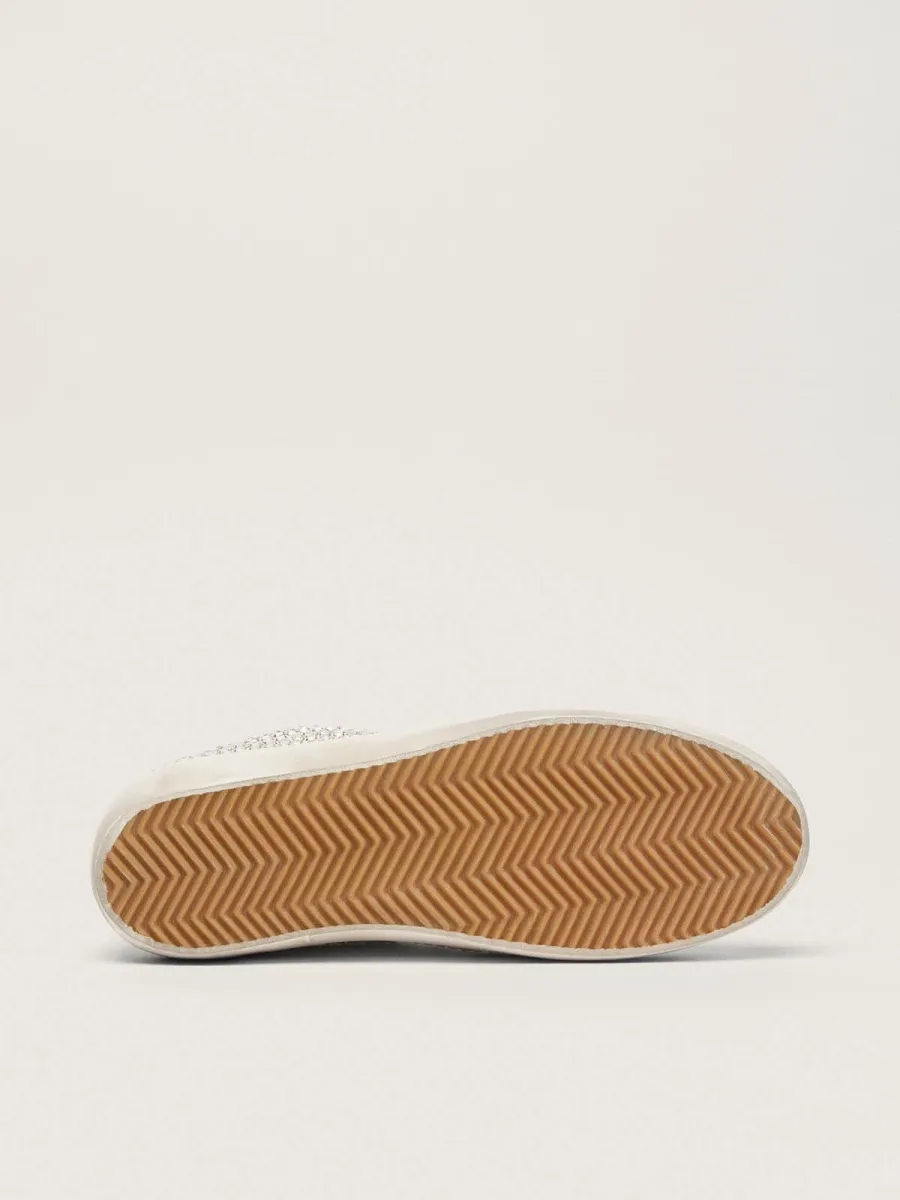 Super-Star in nabuk con cristalli Swarovski e stella in suede ghiaccio