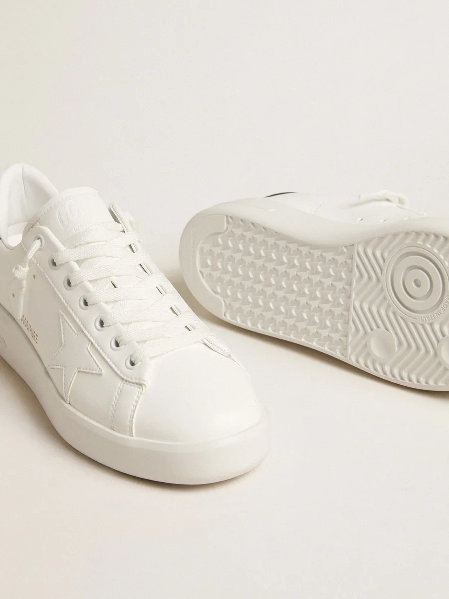Purestar Donna bio-based con stella bianca e talloncino effetto specchio