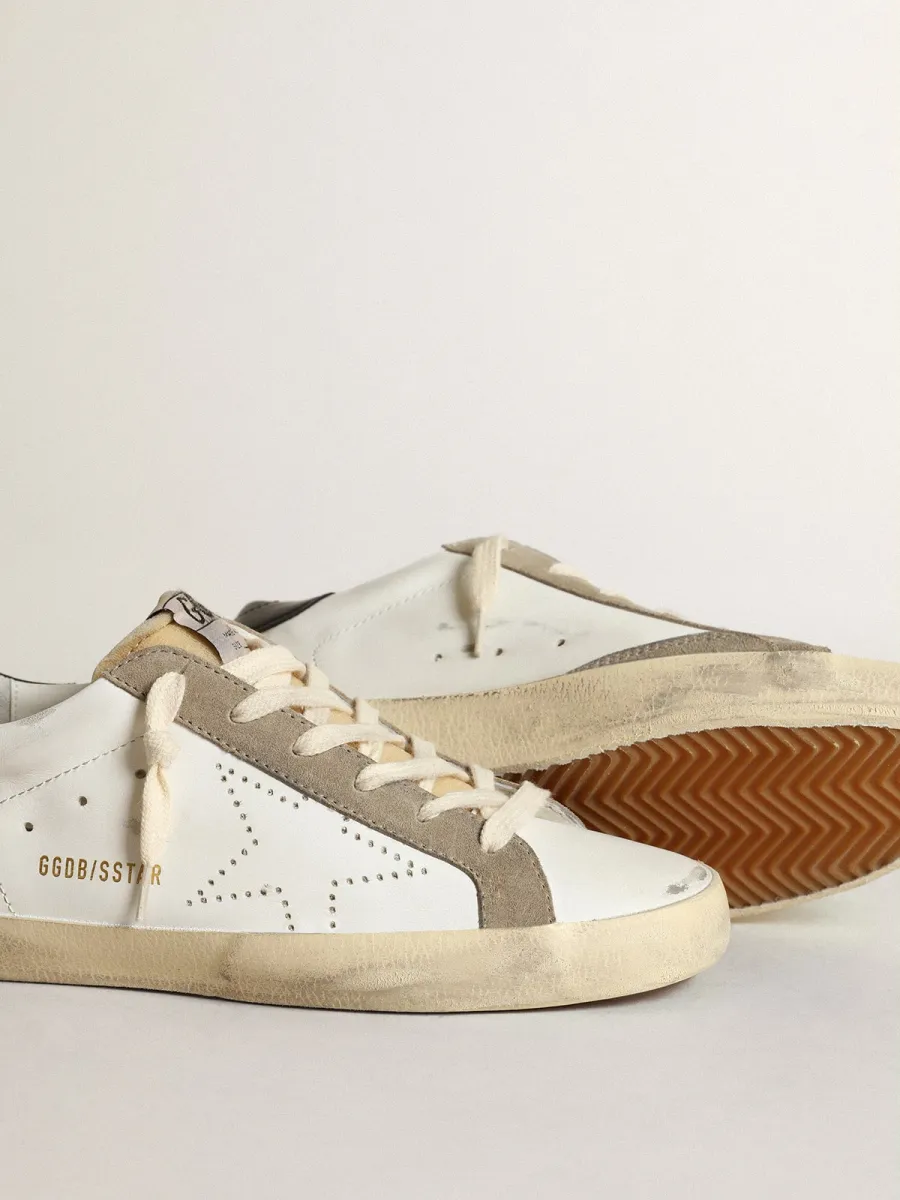 Super-Star Donna con stella traforata e talloncino color blu notte