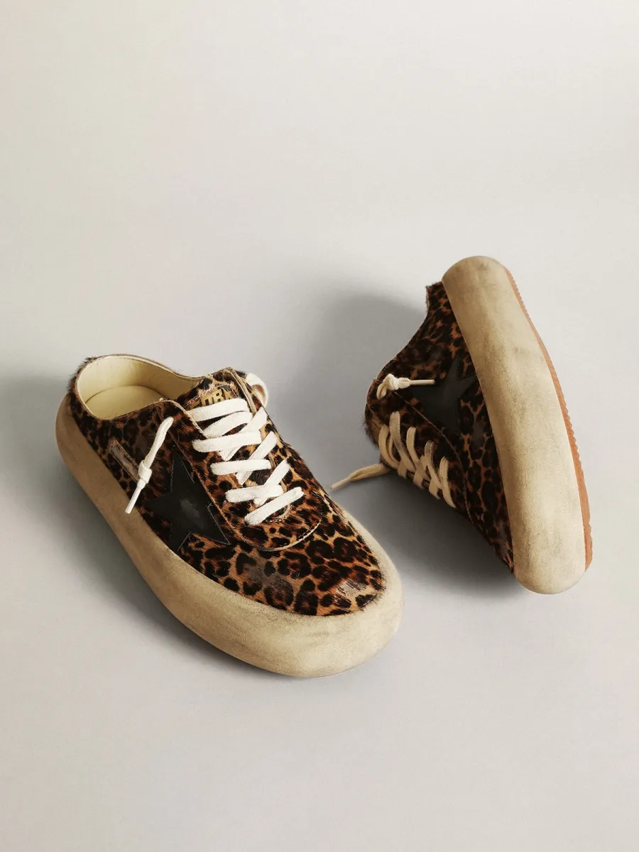 Space-Star Sabot Donna in cavallino leo con stella nera