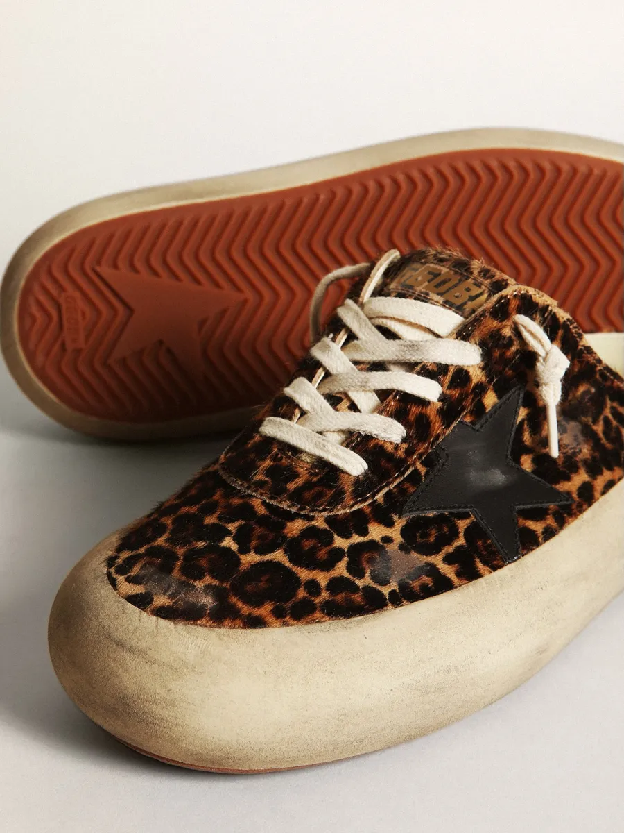 Space-Star Sabot Donna in cavallino leo con stella nera