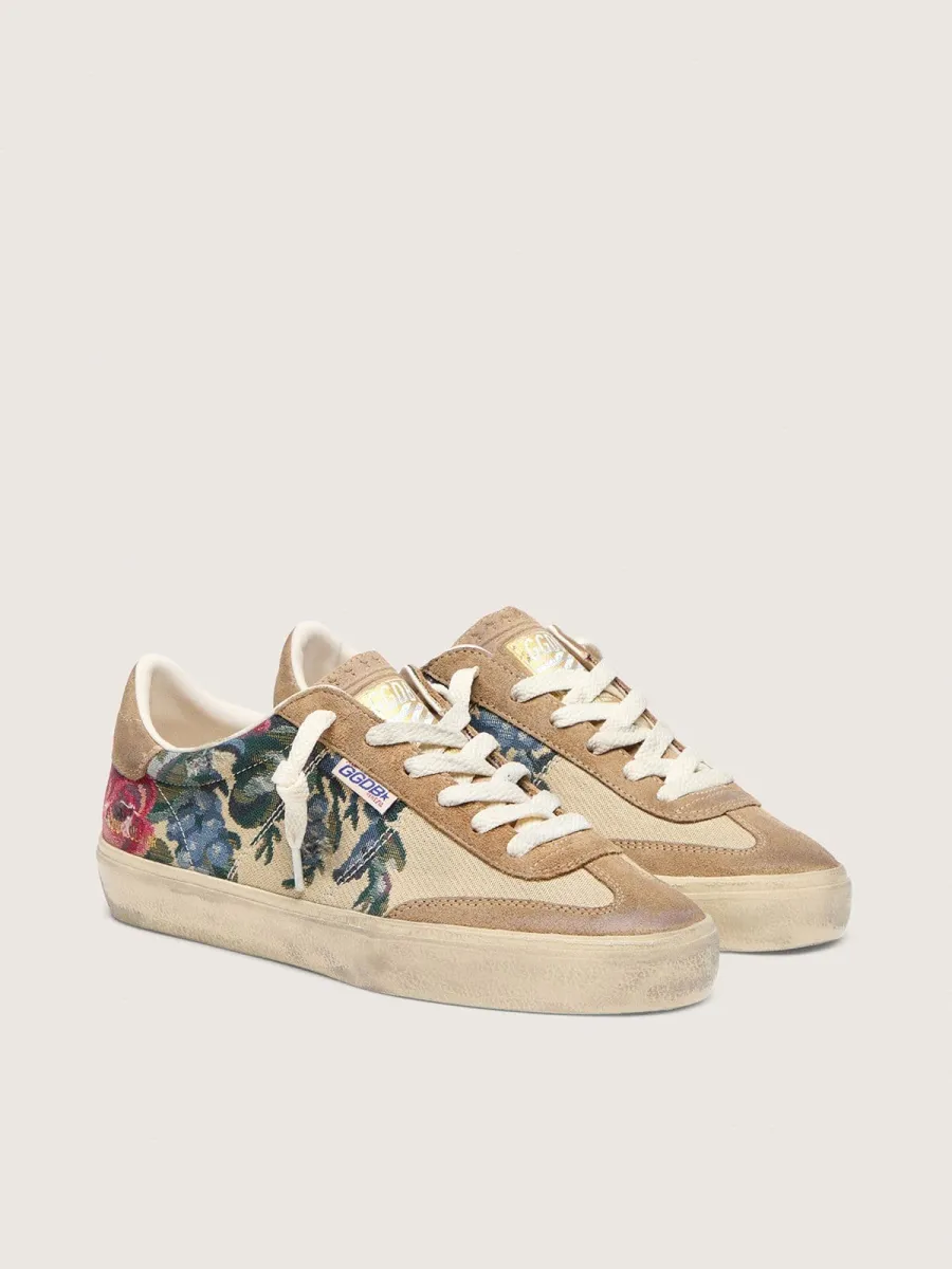 Soul Star Donna in canvas e suede con stampa colorata