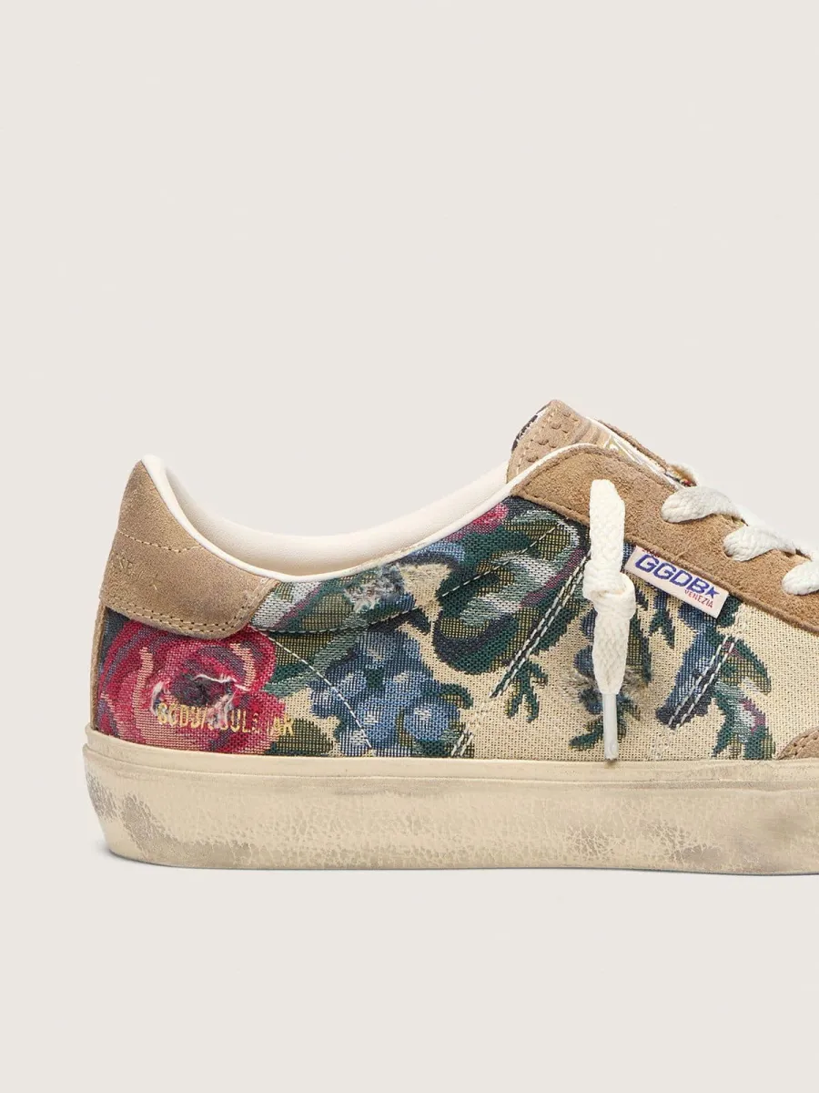 Soul Star Donna in canvas e suede con stampa colorata