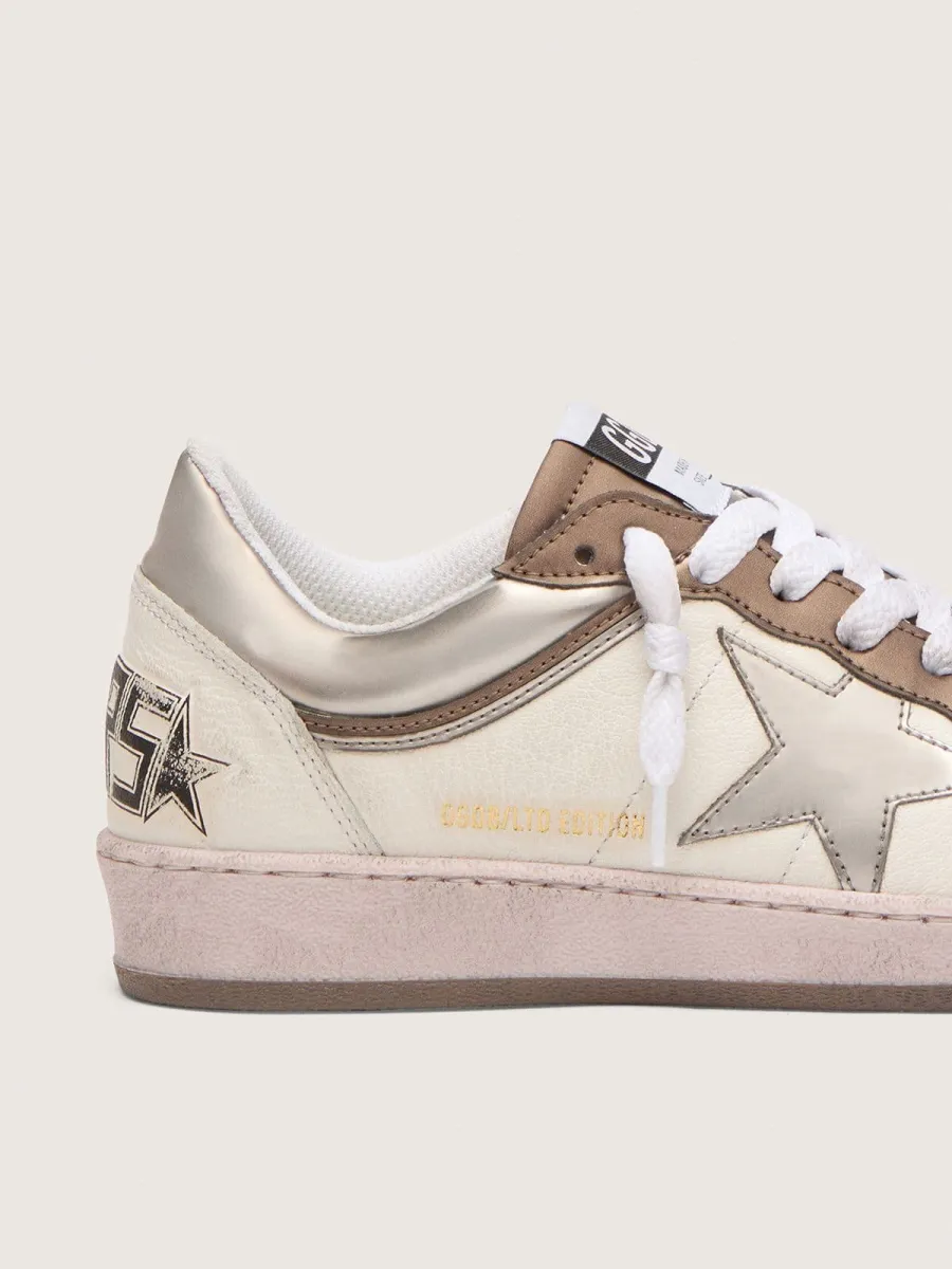 Ball Star Donna LTD in nappa con stella e inserti bio-based laminati