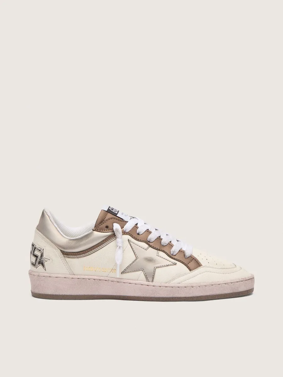 Ball Star Donna LTD in nappa con stella e inserti bio-based laminati