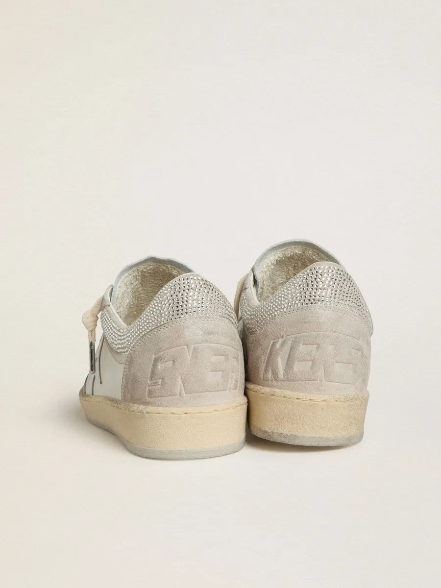 Ball Star Donna LTD in nappa e suede con stella in pelle argento e cristalli Swarovski
