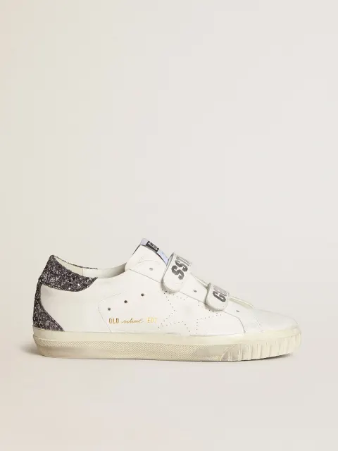Old School bio-based con stella traforata e talloncino in glitter