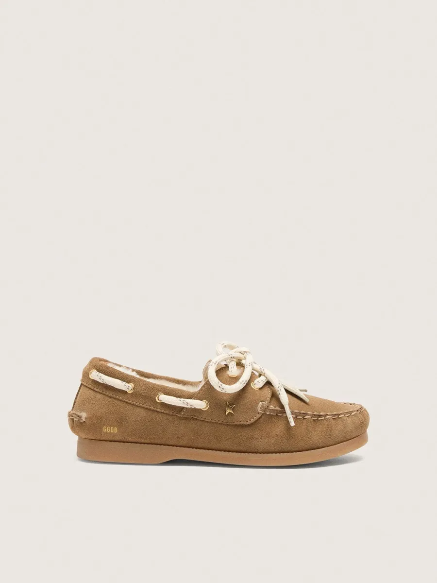 Mocassino Cruise young in suede color cammello